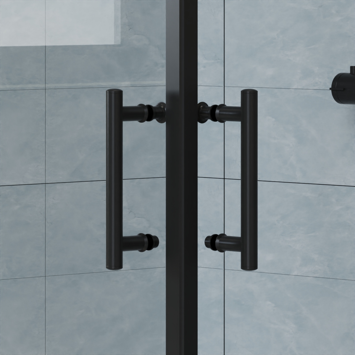 Corner Entry Shower Enclosure Walk in Cubicle Sliding Door 6mm Glass Screen - Picture 22 of 23