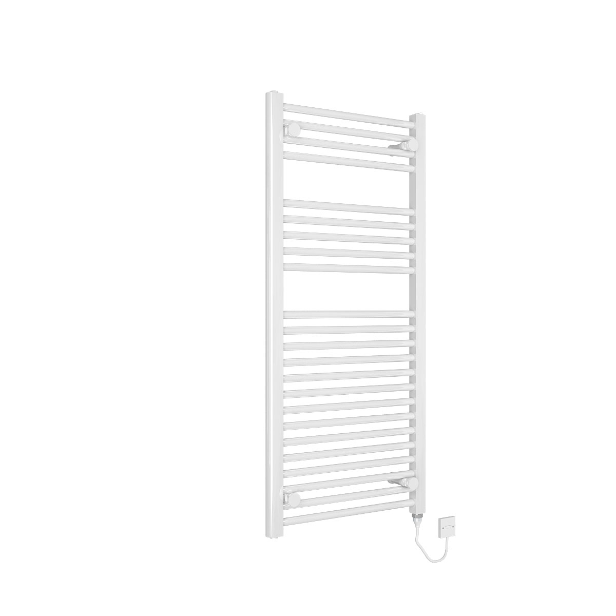 Bathroom Electric Curved/Straight Heated Towel Rail Manual & Thermostatic Rad