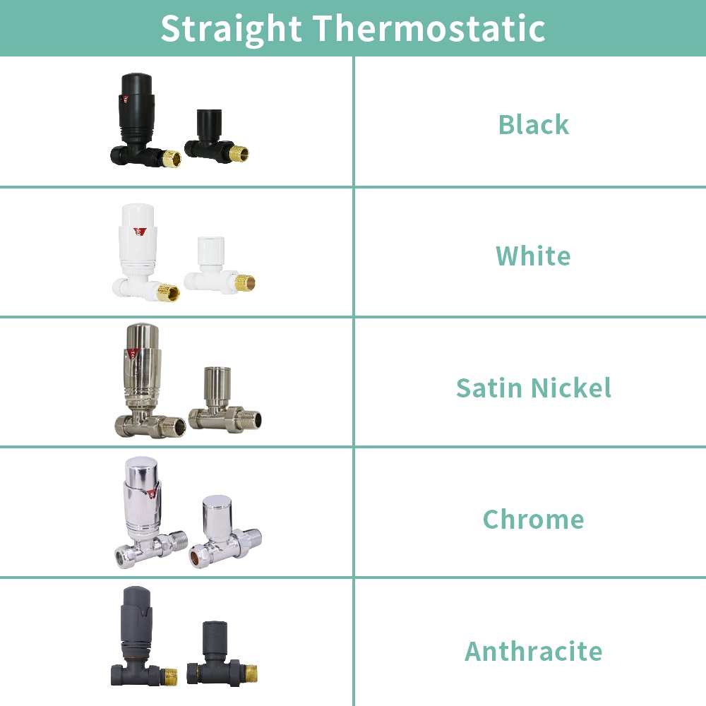 Kit Di Collegamento Per Radiatore, Rubinetto Manuale, Staffa Gomito Di Regolazione Spurgatore Rubinetto Di Scarico 15 X 21 (1/2), Noce E Tiebaul - Foto 12